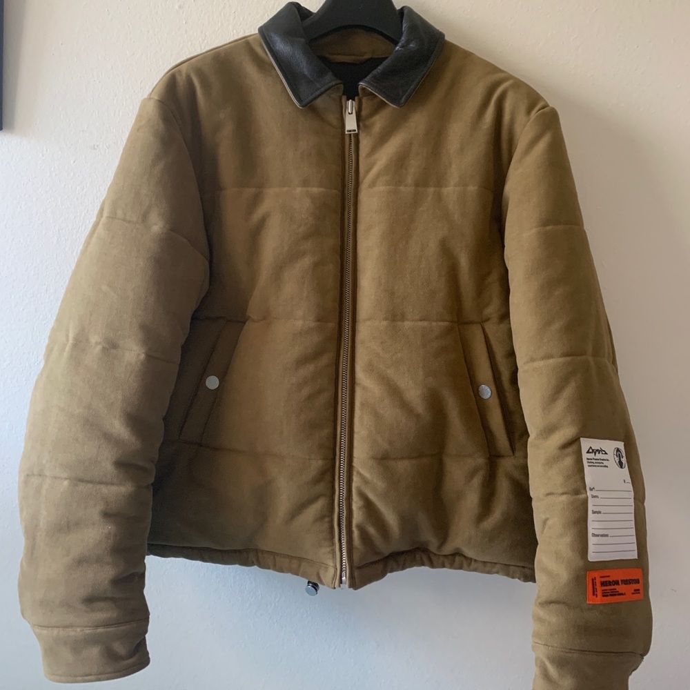 FW ‘20 RUNWAY COLLECTION HERON PRESTON MOLESKIN PADDED JACKET